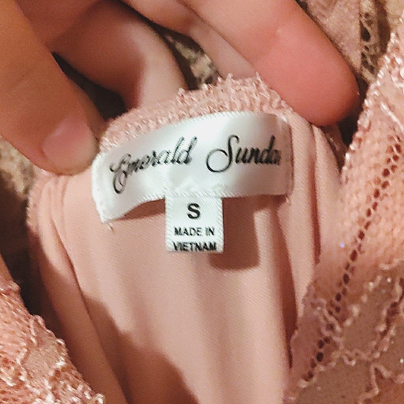 Macy's Dresses Macys Pink Open Back Prom Dress Poshmark